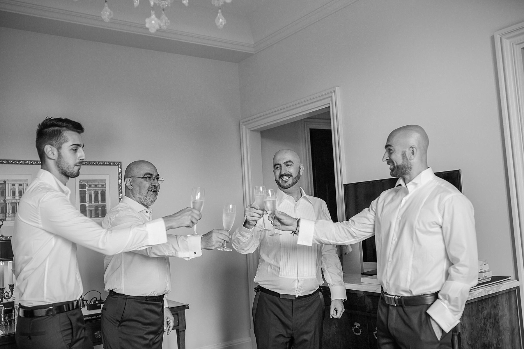 groom getting ready Four Seasons hotel Florence