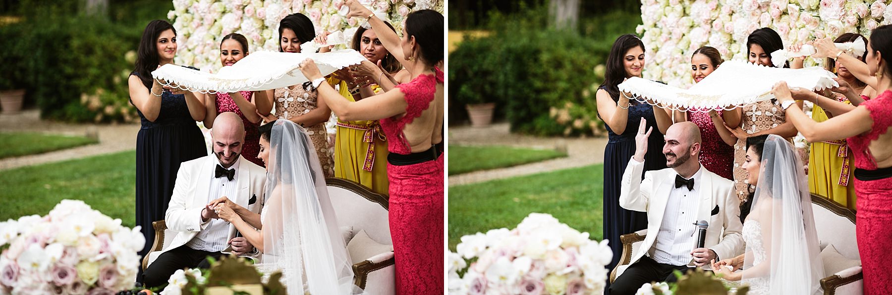 Destination wedding at Four Seasons Hotel Florence